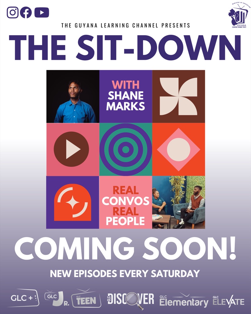 Guyana Learning Channel — The Sit-Down key art