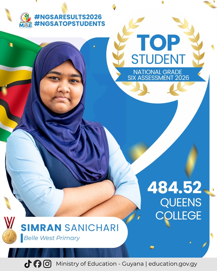NGSA Top Student card